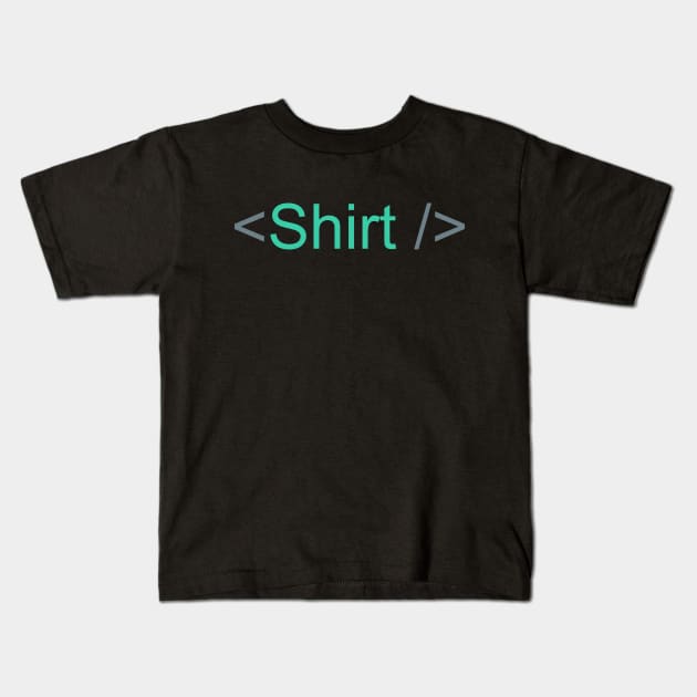 React Component Shirt Kids T-Shirt by AlexWilkinson